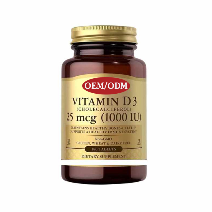 OEM Canxi+Vitamin D Softgel cho tăng trưởng chiều cao Số lượng lớn Bao bì Mẫu miễn phí Giá nhà máy