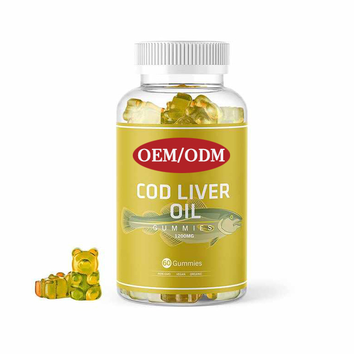 Hỗ trợ khớp não tự nhiên Vitamin Omega-3 Dầu cá Kẹo mềm chứa DHA và EPA cho người lớn và trẻ em